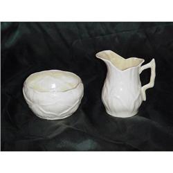 Belleek sugar and creamer Sku1868 #942024