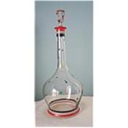 Hand Painted Art Deco Polka Dots Decanter #942040