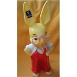 Knickerbocker Plastic Rabbit Bank-1953 #942041