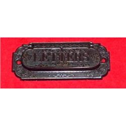 LATE 1800S FANCY DOOR  SLOT FOR INCOMING POSTAL #942079
