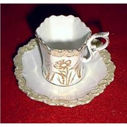 1900s DAINTY MINIATURE TOY-SIZE CUP & SAUCER #942088
