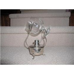 English Sterling/Crystal Brandy Warmer #942171