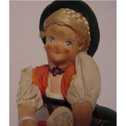 Doll Cloth Girl  GARMISCH Made in Germany #942190