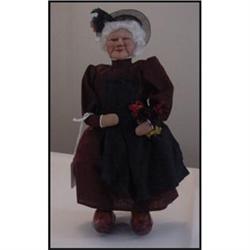 Doll  Cloth Ravca 10" Woman Made in France #942213