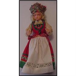 Doll Hilda Ege  Norway Bride with Crown  #942218