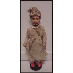Doll Cloth India Man with Sword Shivaji #942234