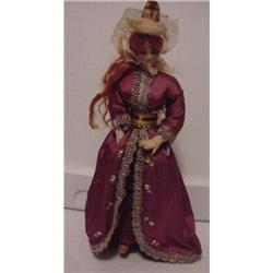 Doll Foreign Cloth Veiled Lady 1940s10" #942246