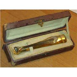 Parcel Gilt Tongs. Circa 1875 Original Box #942264