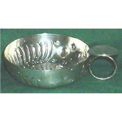 Wine Tasters cup. English silver plate #942273