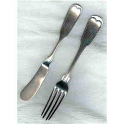 Wood and Hughes Coin Fork and Knife #942277