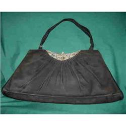 Purse, Black. Fabulous Clasp. #942283