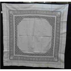 Drawn Thread Work. Victorian tablecloth #942286
