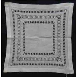 Drawn thread work  Victorian table top #942290