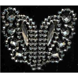Buckle. Victorian Cut Steel Butterfly #942298