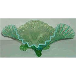 Depression  Fluted Bowl . Vaseline Edge #942305