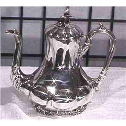 Coffee Pot. English Victorian Silver Plate #942315