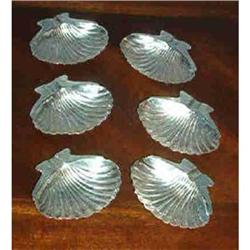 Shell Ashtrays. (6) Mexican Sterling 1920 #942320