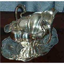 Gravy Boat and Tray. Victorian #942327