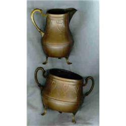 Art Nouveau Swedish Cream and Sugar #942339