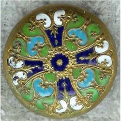 Enamel Topped Dresser Jar #942347