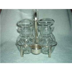 Server Silver PlatePickle Stand. Double. #942402