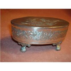 Jewelry Box. Silver Plated. Victorian. #942410