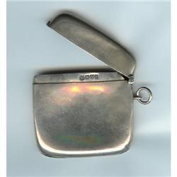 Match Safe Sterling. Chester 1915. #942443