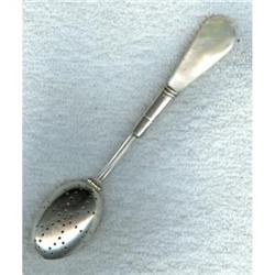 Tea brewing spoon.Sterling Victorian. #942446