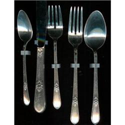 Silverplate Flatware  "Adoration" 1930 For 8 #942478