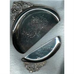 Silver Plate Crumber.Tray and #942482