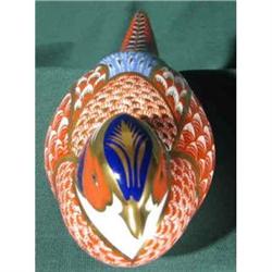 Royal Crown Derby Quail Figurine Imari #942506