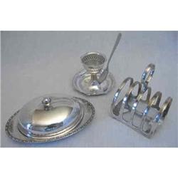 Breakfast Set Egg, Toast, Butter for One #942508