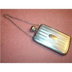 Perfume Flask. Chatelaine Item. Silver Plate #942518