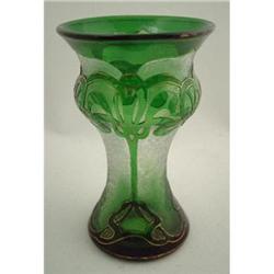 Honesdale Cameo Cut Vase - Signed #942542