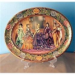 Daher Oval Tray- Victorian Ladies #942616