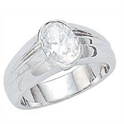 2 carat G SI1 OVAL CUT diamond ring SOLITAIRE #942662