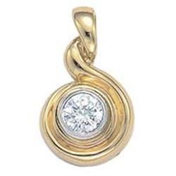 1.5 carat G VS1 DIAMOND PENDANT solitaire gold #942687