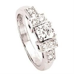 1.80 carat DIAMOND RING antique style gold bold #942708