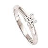 Image 1 : 2 carat PRINCESS CUT diamond ring SOLITAIRE #942709
