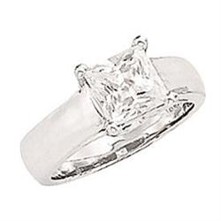 2 carat G VS1 PRINCESS CUT diamond ring gold #942713