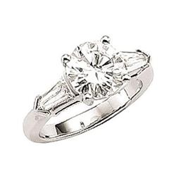 3.1 carat G VS1 diamond ring baguette diamonds #942718