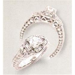 0.74 cts diamond engagement ring natural #942732