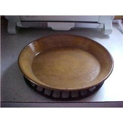 Pottery, Yellowware Pie Baking Dish,10" #942761