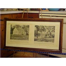 Photo Prints; two in one antique frame; 16.5 x #942820