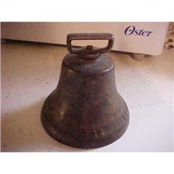Bell, brass, embossed on 2 sides, colonial, 1 #942828