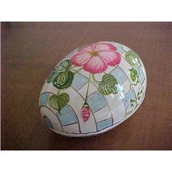 Paper -Mache, Hand Painted  Ring Box #942852
