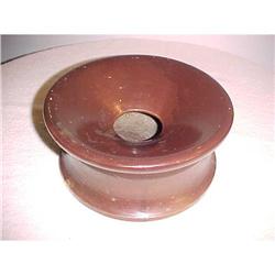 Pottery,Bennington Brown Spittoon #942862