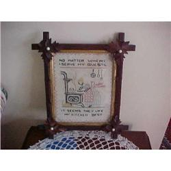 Sampler in early Cross Farame #942882