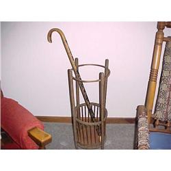 Wicker Umbrella Stand #942901