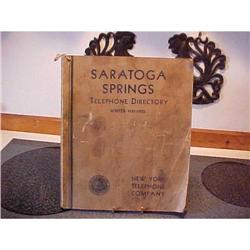 Telephone Directory,Saratoga Springs #942935